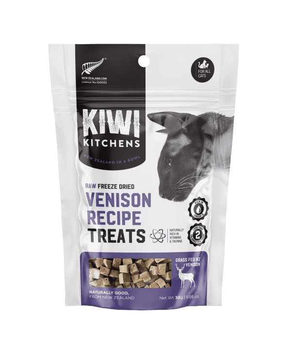 KK PS Cat Treats Bag Venison Recipe Front HR